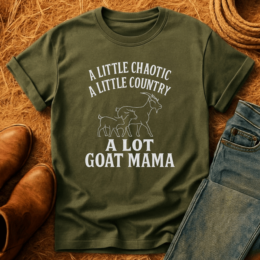 Chaotic Country Goat Mama T-Shirt