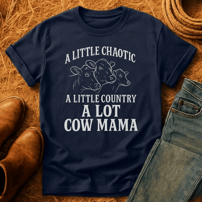 Chaotic Country Cow Mama T-Shirt