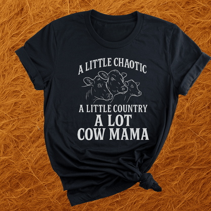 Chaotic Country Cow Mama T-Shirt