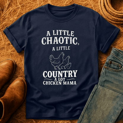Chaotic Country Chicken Mama T-Shirt