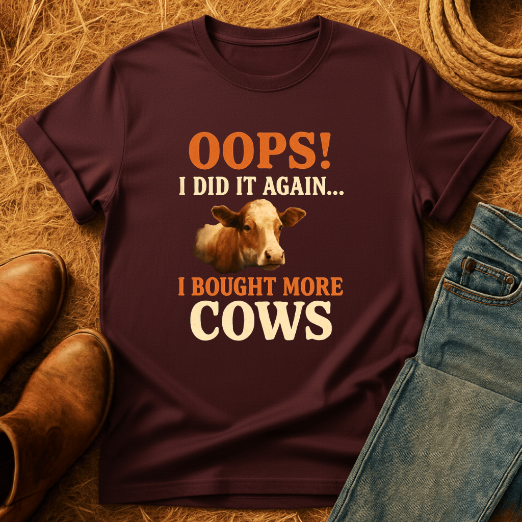 Oops! I Bought Cows T-Shirt