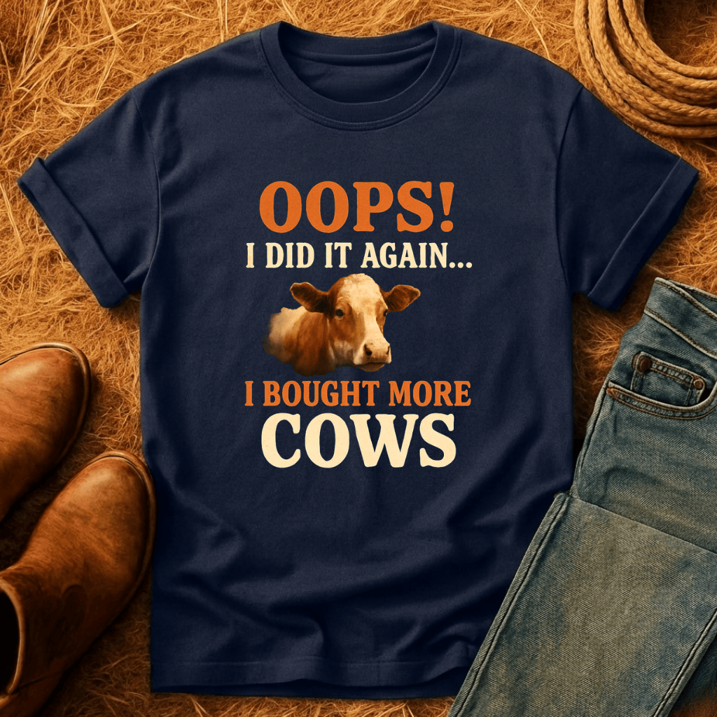 Oops! I Bought Cows T-Shirt