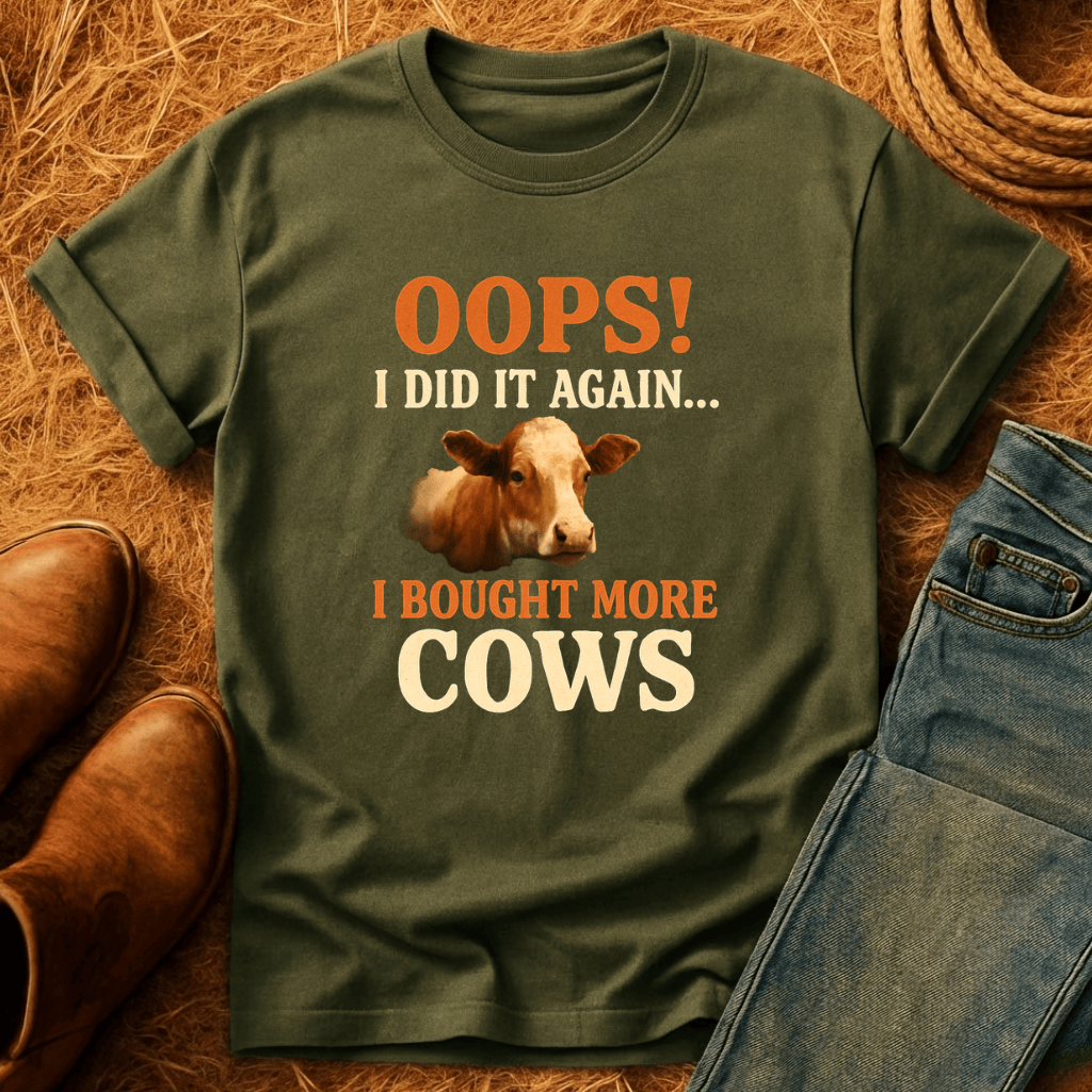 Oops! I Bought Cows T-Shirt