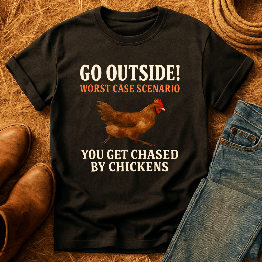 Get Chased By Chickens T-Shirt