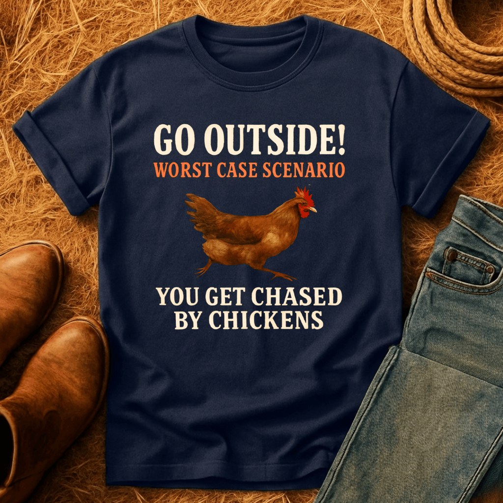 Get Chased By Chickens T-Shirt