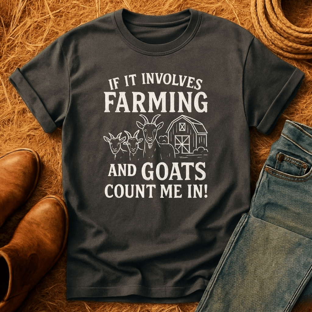 If It Involves Goats T-Shirt