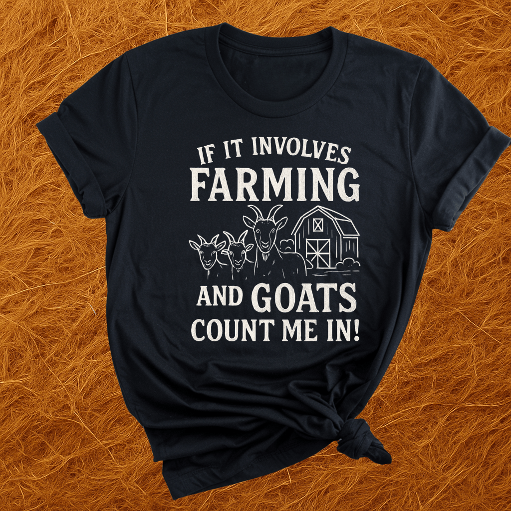 If It Involves Goats T-Shirt