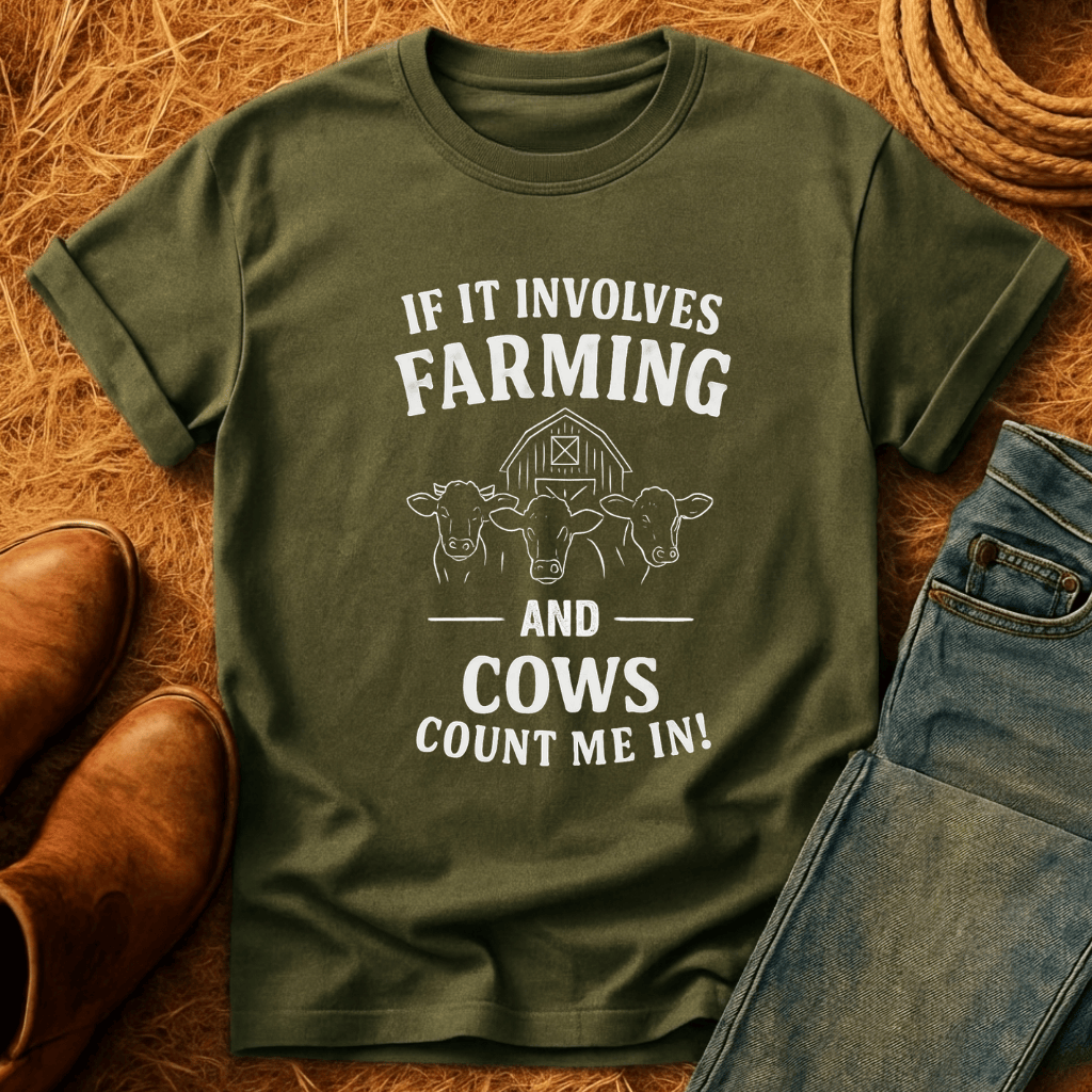 If It Involves Cows T-Shirt