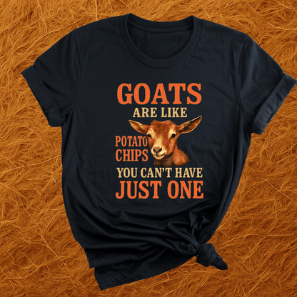 Goats Are Like Potato Chips T-Shirt