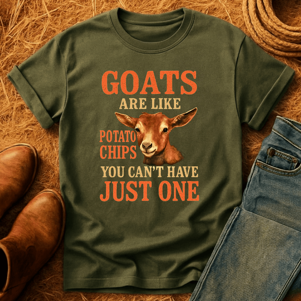 Goats Are Like Potato Chips T-Shirt