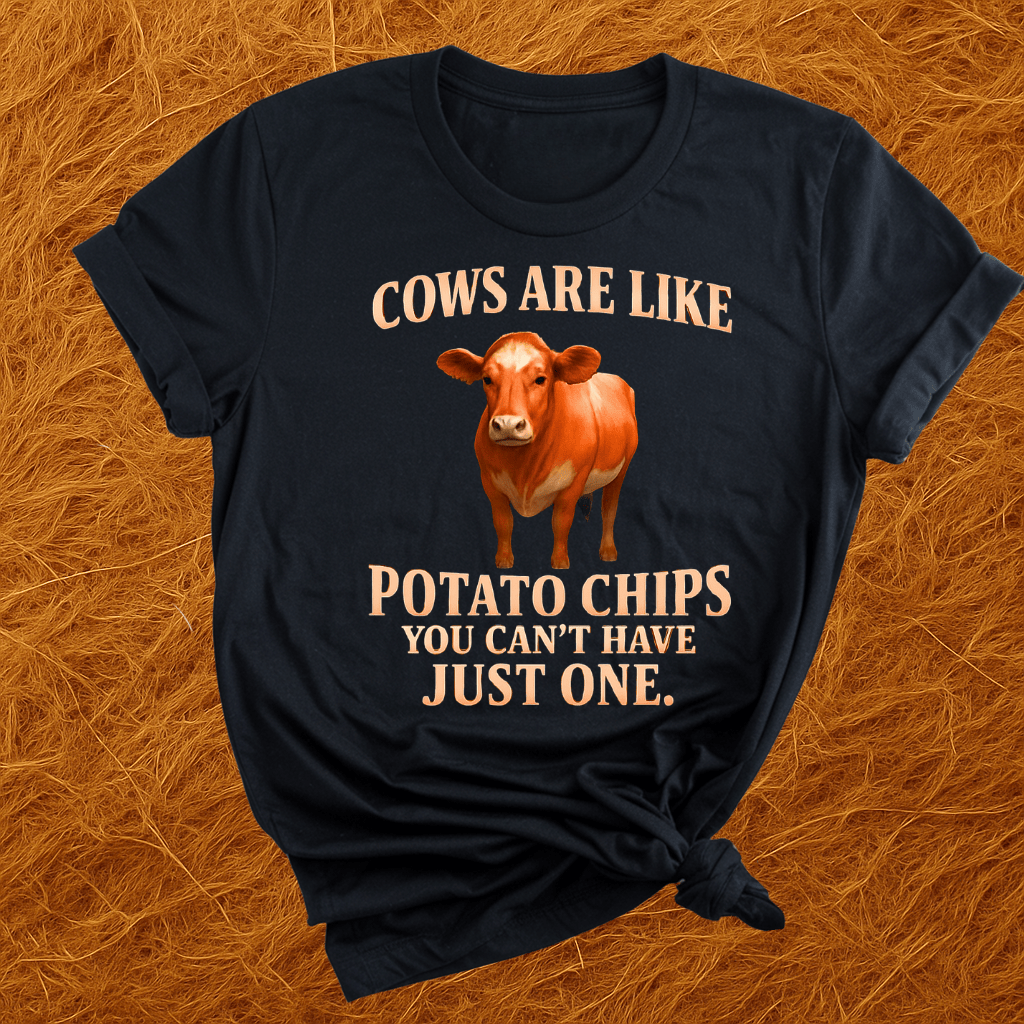 Cows Are Like Potato Chips T-Shirt