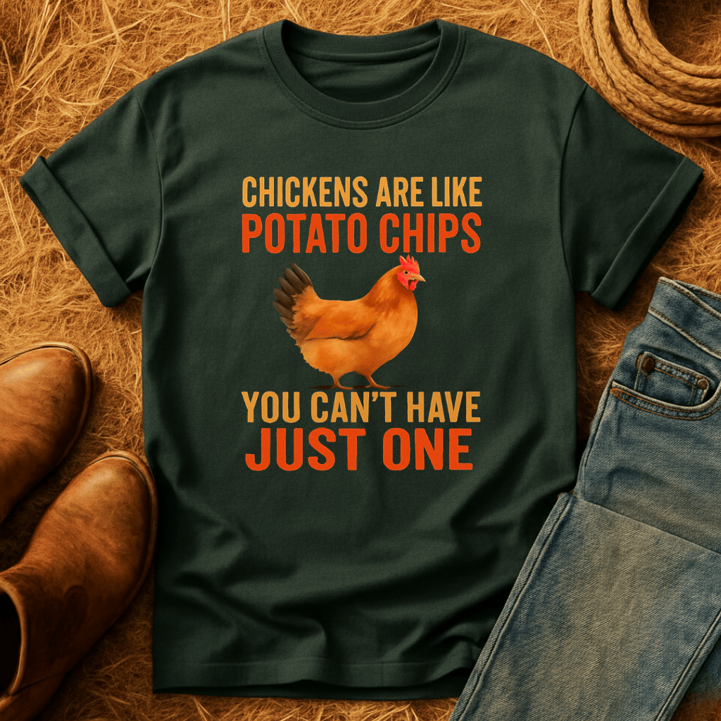 Chickens Are Like Potato Chips T-Shirt