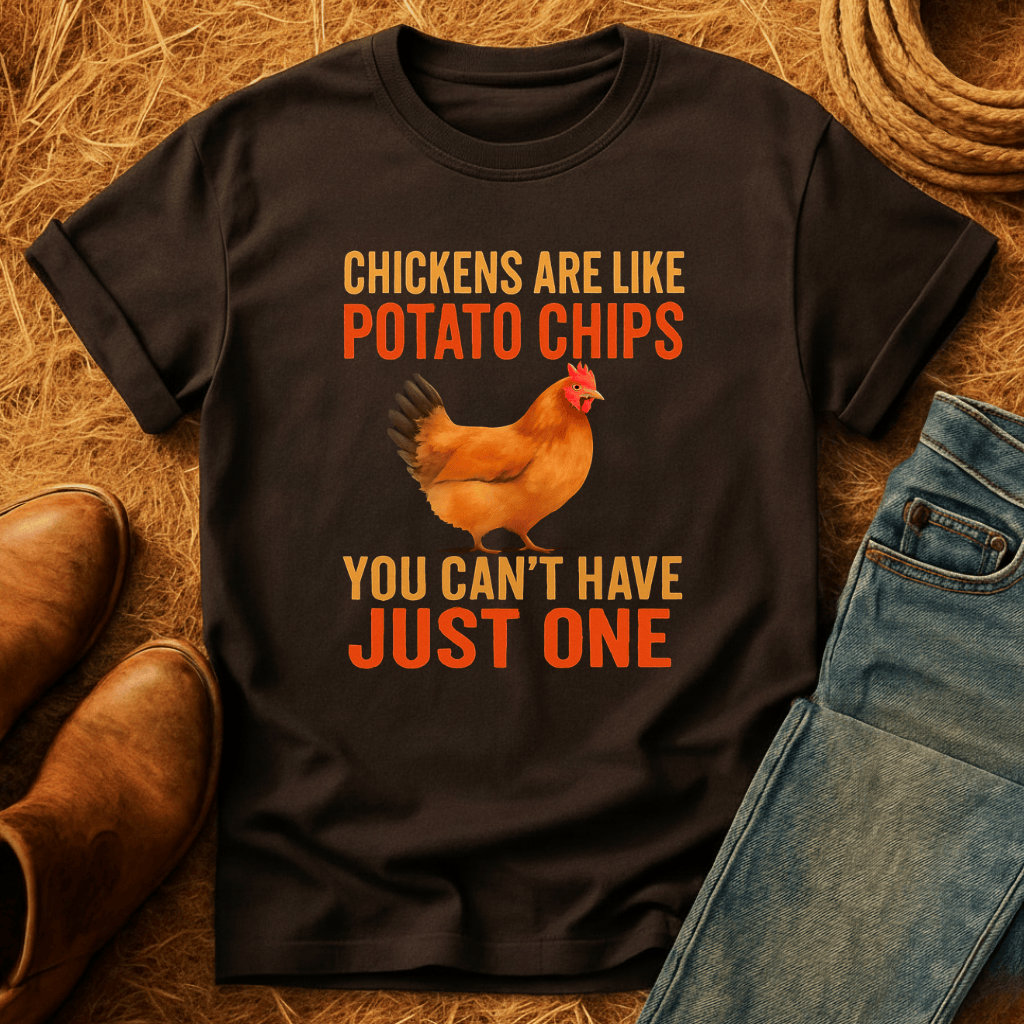 Chickens Are Like Potato Chips T-Shirt