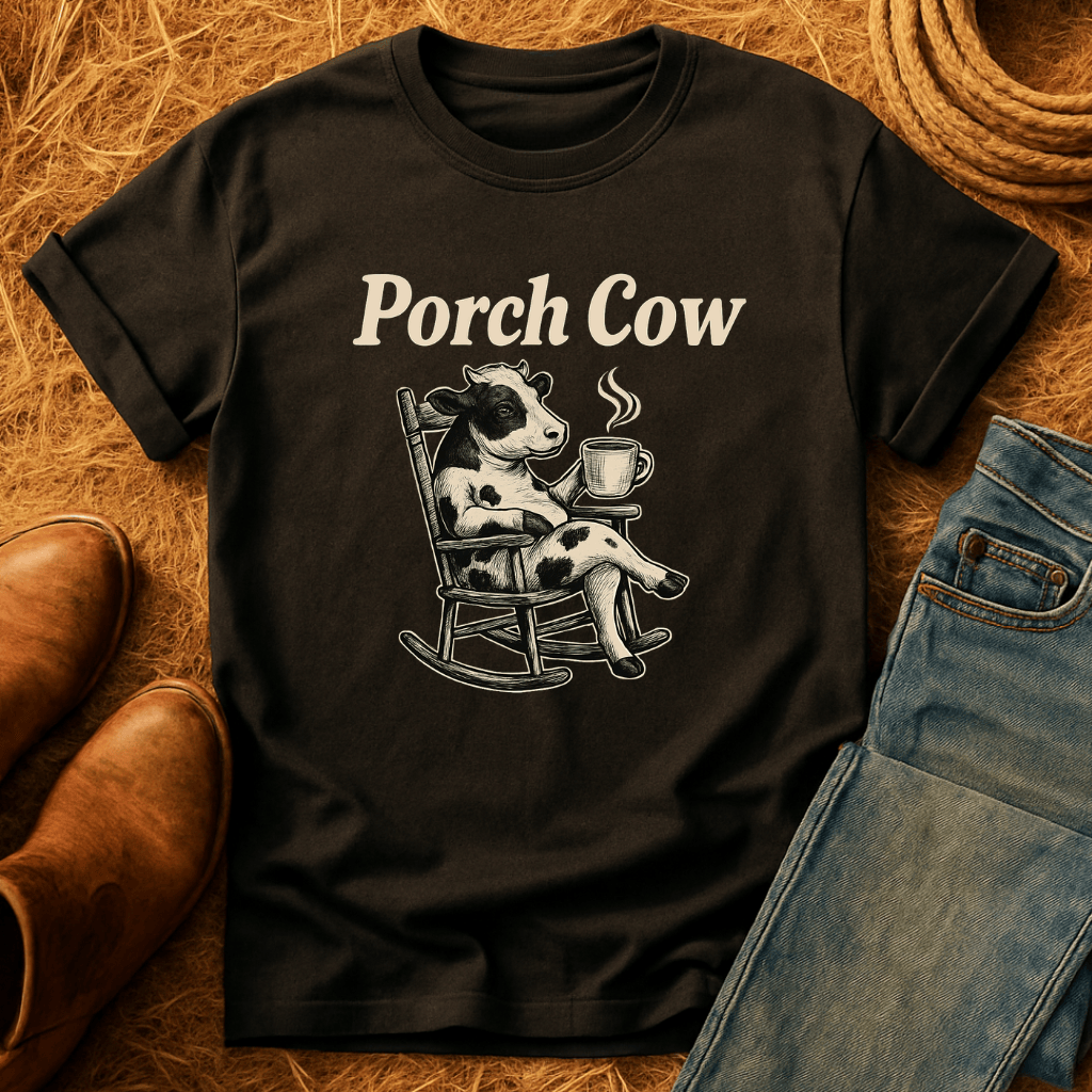 Porch Cow T-Shirt