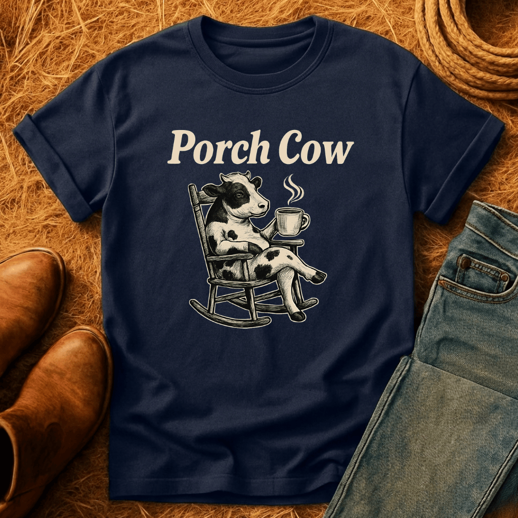 Porch Cow T-Shirt