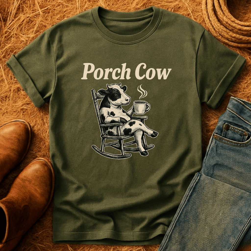 Porch Cow T-Shirt