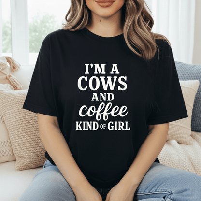 Cows N Coffee Gal T-Shirt