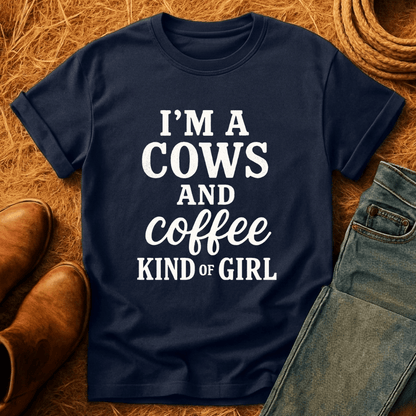 Cows N Coffee Gal T-Shirt