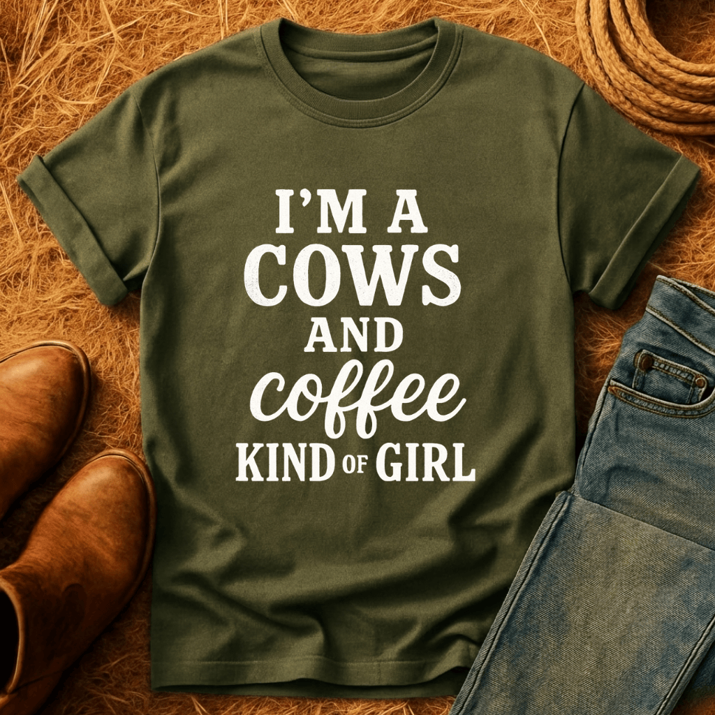 Cows N Coffee Gal T-Shirt