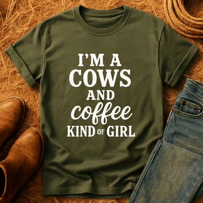 Cows N Coffee Gal T-Shirt