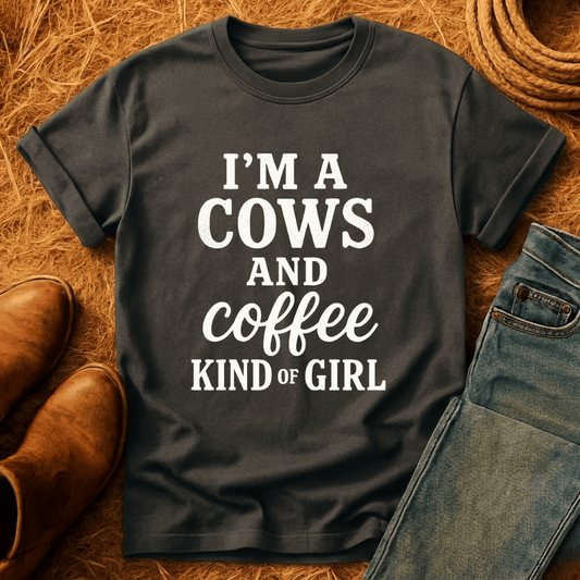 Cows N Coffee Gal T-Shirt