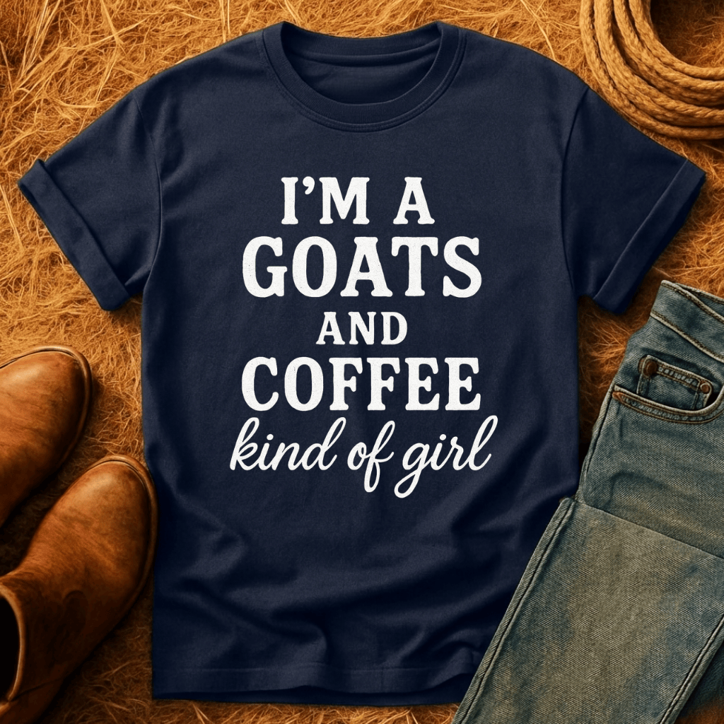 Goats N Coffee Gal T-Shirt