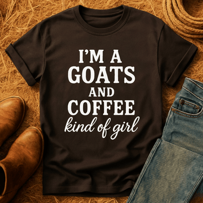 Goats N Coffee Gal T-Shirt