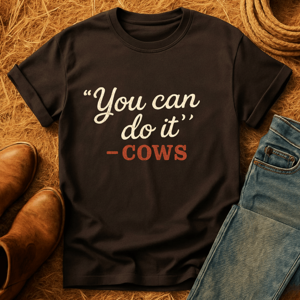 "You Can" -Cows T-Shirt