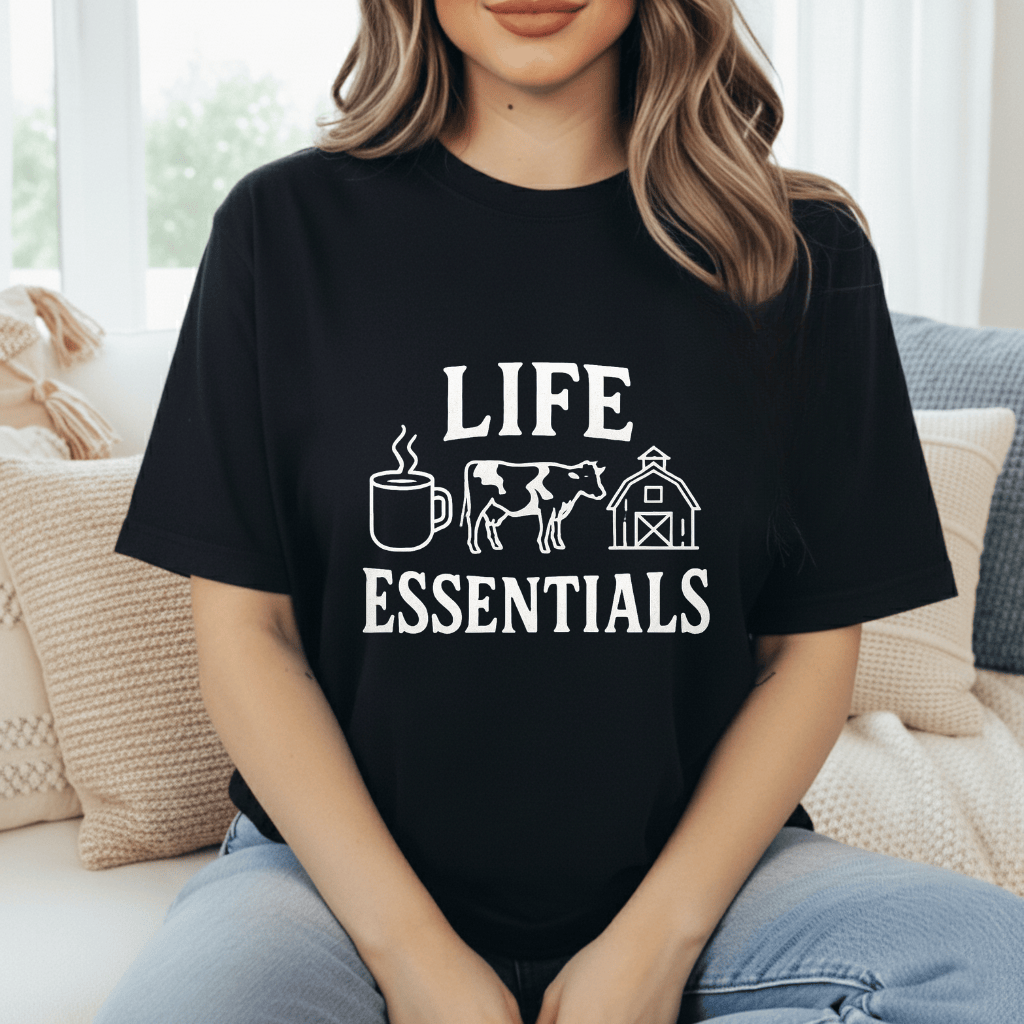 Cows Are Life Essentials T-Shirt