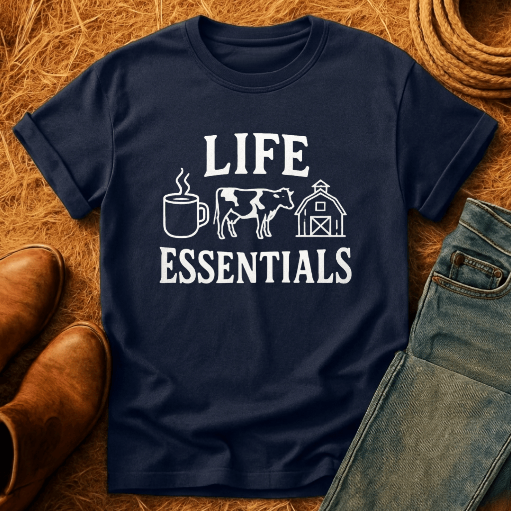 Cows Are Life Essentials T-Shirt