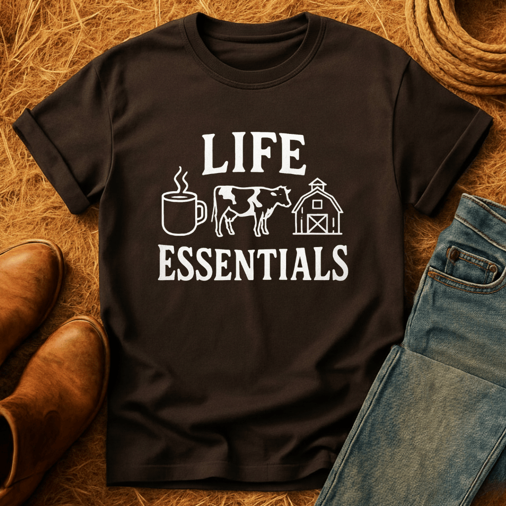 Cows Are Life Essentials T-Shirt