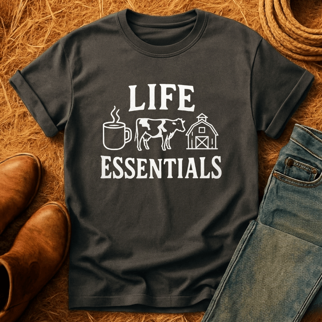 Cows Are Life Essentials T-Shirt