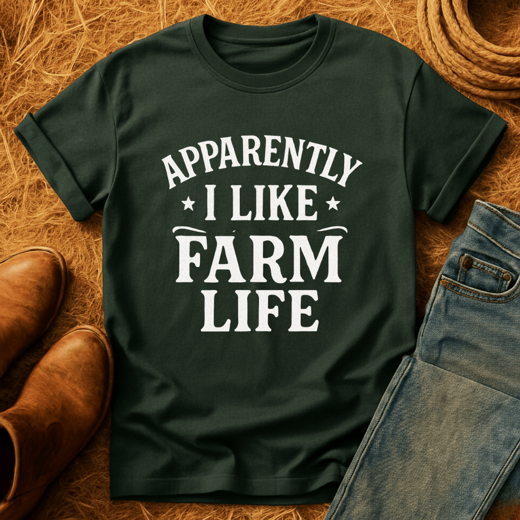 Apparently I Like Farming T-Shirt