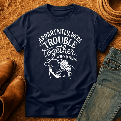 Trouble Together Cows T-Shirt