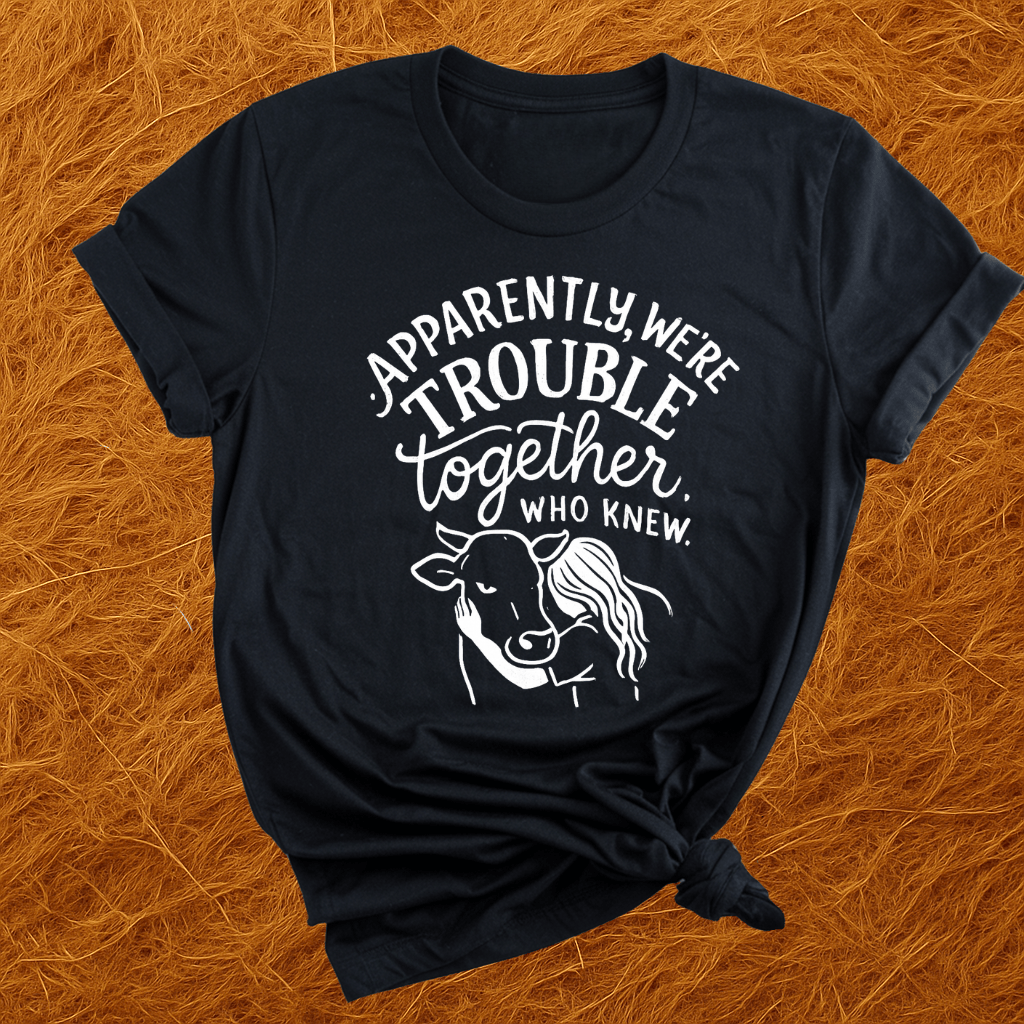 Trouble Together Cows T-Shirt