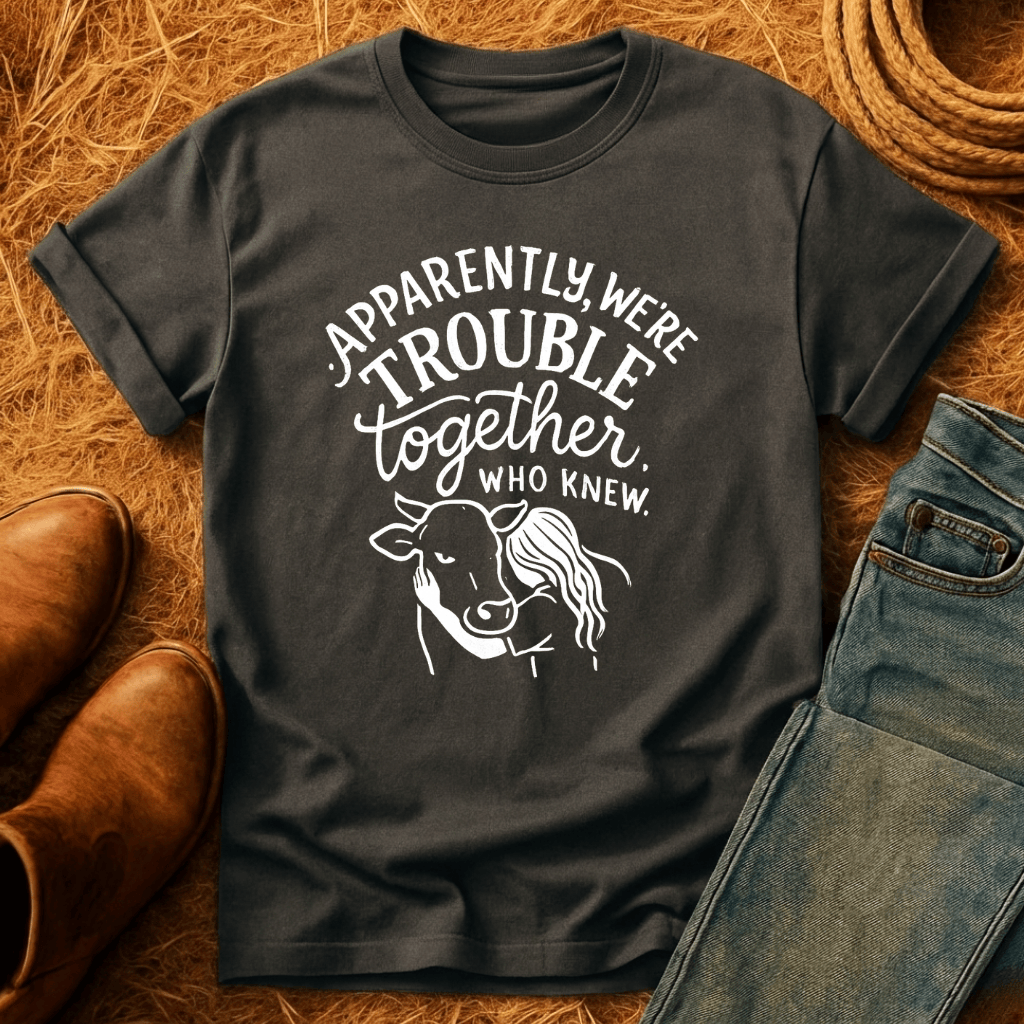 Trouble Together Cows T-Shirt