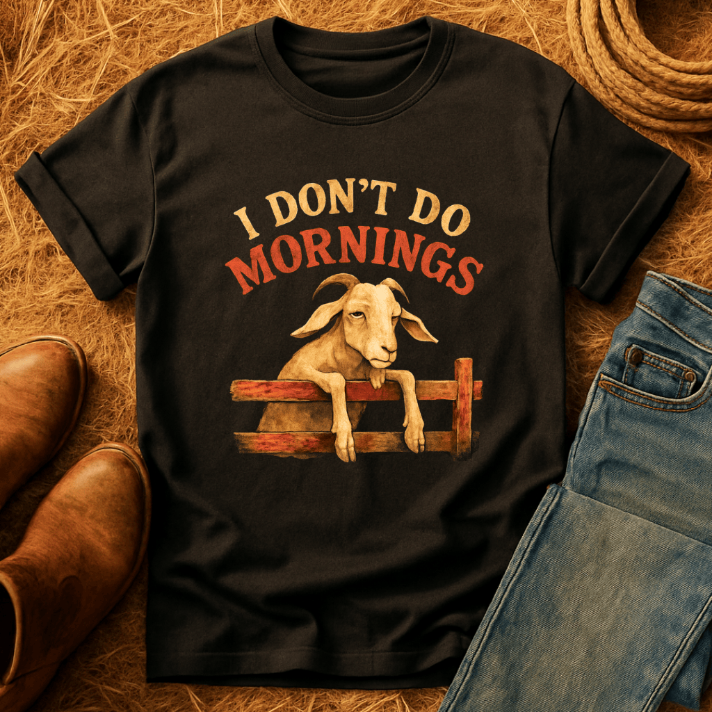 Not A Morning Goat T-Shirt