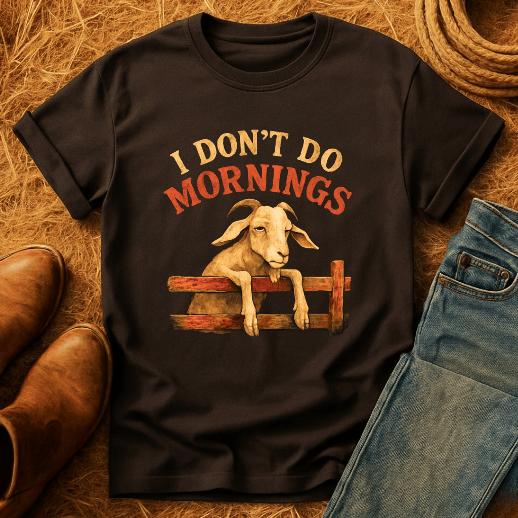 Not A Morning Goat T-Shirt