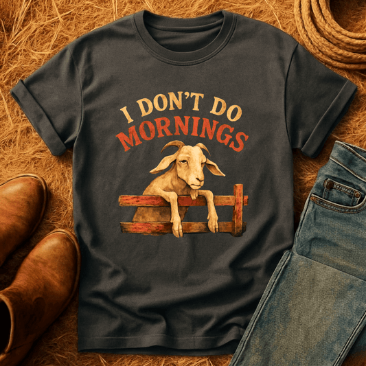 Not A Morning Goat T-Shirt