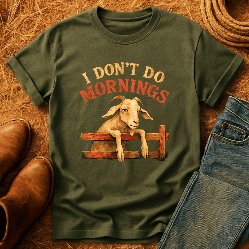 Not A Morning Goat T-Shirt
