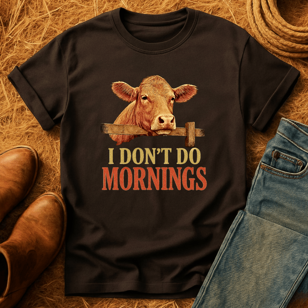 Not A Morning Cow T-Shirt