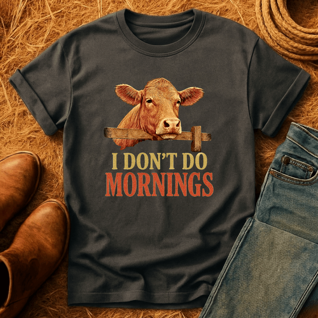 Not A Morning Cow T-Shirt