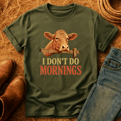 Not A Morning Cow T-Shirt
