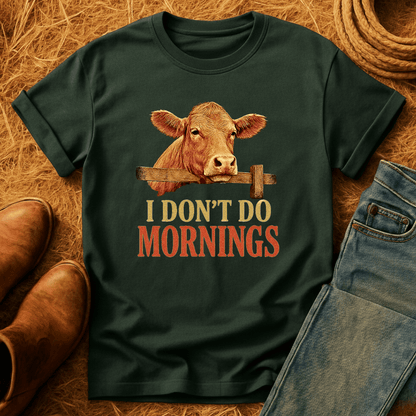 Not A Morning Cow T-Shirt