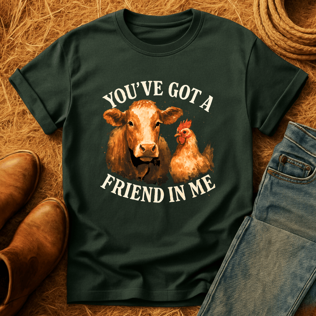 Friends: Cows 'N Chickens T-Shirt