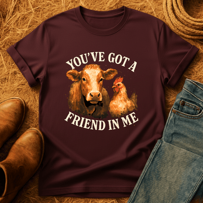 Friends: Cows 'N Chickens T-Shirt