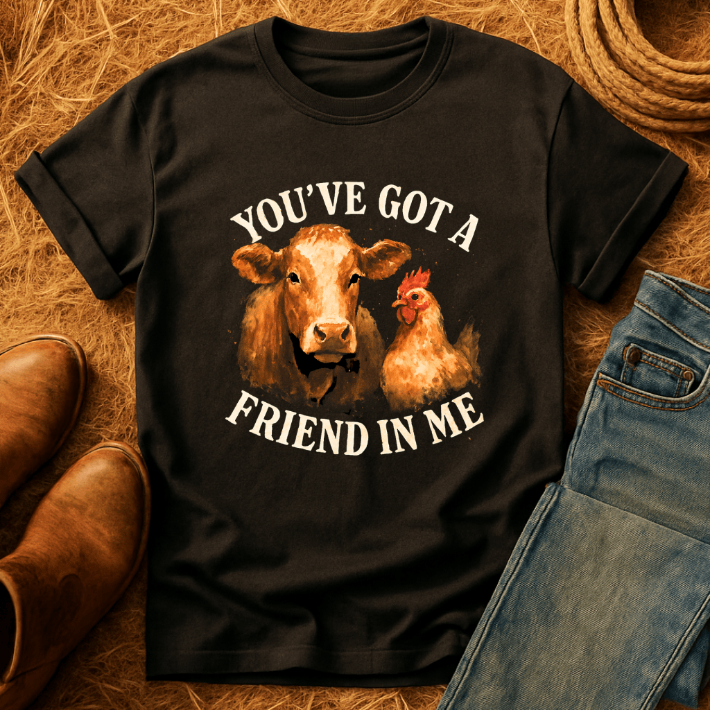 Friends: Cows 'N Chickens T-Shirt