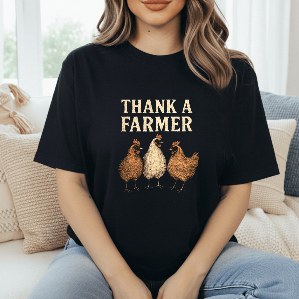 Thank Farmers For Chickens T-Shirt