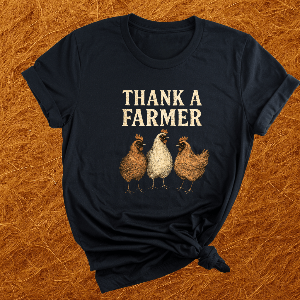 Thank Farmers For Chickens T-Shirt