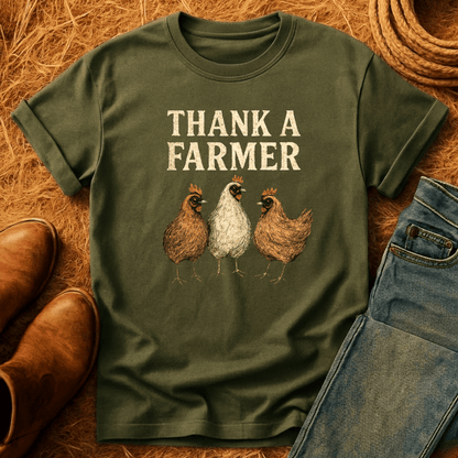 Thank Farmers For Chickens T-Shirt